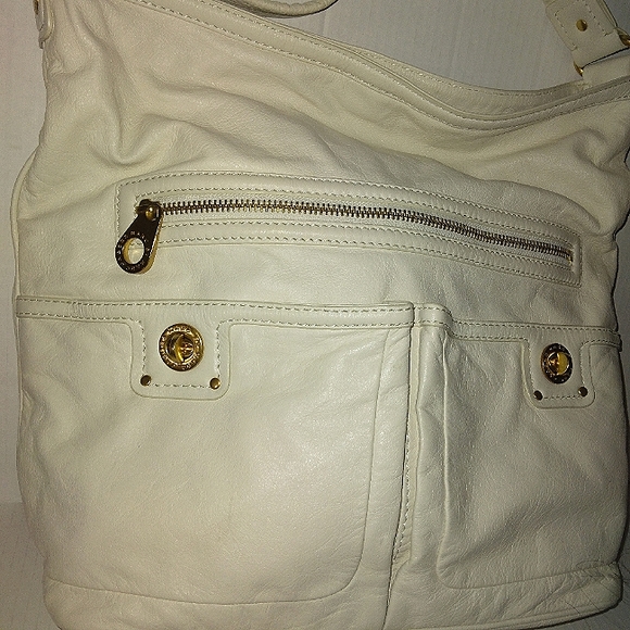 L@@K! MARC JACOBS Large Genuine Leather Totally Turnlock Farida Hobo $575msrp - Picture 6 of 16